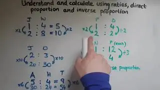 L2.11.1. Functional Skills Maths Level 2: Use ratios, direct proportion and inverse proportion