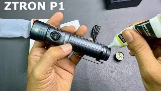 Ztron P1 super bright compact tactical flashlight at an affordable price