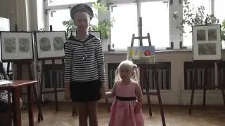 ДЕБЮТ Елены Маргослепенко (3 годика) - "Катюша"