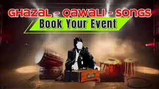 Book Your Musical Event - Ghazal Night - Qawali Night
