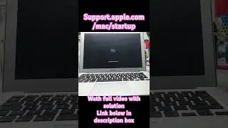 Support apple Mac startup.#repair #macbook #viral #youtubeshorts #apple #macos