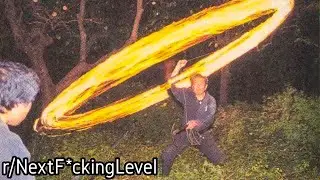 r/NextF*ckingLevel | Spinning Fire..