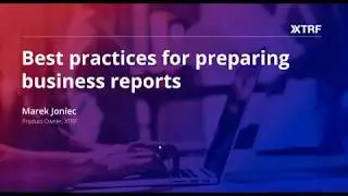 [WEBINAR] Best practices for preparing business reports
