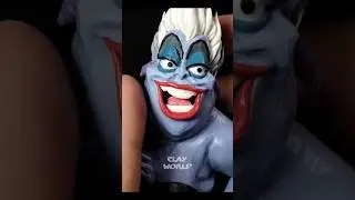 🔥HERE'S HOW TO MAKE 🐙URSULA FROM THE LITTLE MERMAID WITH POLYMER CLAY 