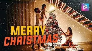 How To Add Text In Picsart | How To Add Merry Christmas To Your Picture | Picsart Editing Tutorial
