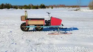 Снегоход из Rust / Рулевое управление и первый тест