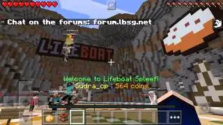 AYO MAIN SPLEEF lifeboat Minecraft PE [0.13.0] SERVER GAME [50 LIKES]