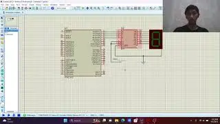 Simulasi Menyalakan Lampu 7 Segment menggunakan  Decoder BCD 4511 di Proteus 8 Profesional