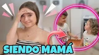 24 HORAS SIENDO MAMÁ 😱 MAMÁ POR UN DÍA