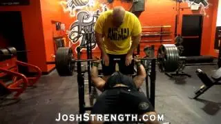 Jeremy Hoornstra, Paused Bench Presses, Wide Grip Paused Benches