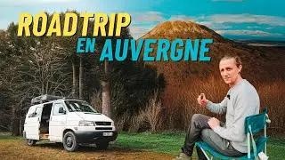 Bivouac in a van at the foot of the Puy de Dôme