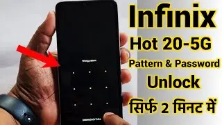 💯 Infinix HOT 20 5G Password and Frp Unlock 🔓  infinix hot 20 5g pattern lock kaise tode 😱