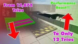 🎮Game Asset Baking Tutorial: Step-by-Step Process Reduce Tris from 12,072 to 12 for MAX Performance!