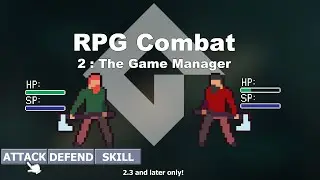 [GMS2] Make a Turn-based RPG Combat Tutorial in GameMaker Studio 2 (p.2 game mananger) | FunBox