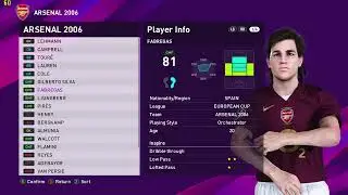 eFootball PES 2020 - Arsenal 2006