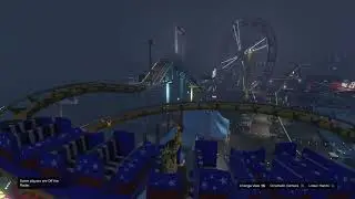 Riding The Roller Coaster At Del Perro Pier #gta #gtaonline #gta5online #rollercoaster