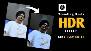 🤯Trending Perfect HDR CC Video Editing in Kinemaster..🤷