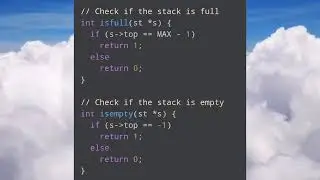 stack implications using Arrays