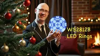 Holiday Magic: Howto use WS2812B LED Rings and Raspberry Pi Pico!