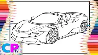 Ferrari SF90 Stradale/Ferrari on IPad/@coloringpagestv /Anna Yvette - Red Line [NCS Release]