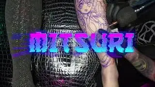 Mitsuri Kanroji Tattoo Timelapse 10 min