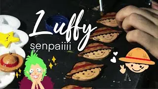 Making Air Dry Clay - Cute Luffy