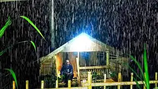 HEAVY RAIN CAMPING ❗ RAIN SOUND FOR SLEEPING