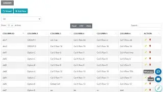 Google Apps Script - Login V.5x - CRUD Datatable | CRUD With Popup Version (Member)