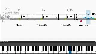 Shout by The Isley Brothers - Easy piano tutorials with leadsheet and chords