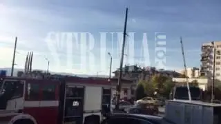 Пожар в благоевградския хотел Езерец вдигна огнеборците на крак