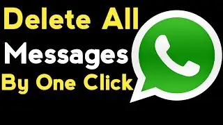 Delete All WhatsApp Messages By One Click