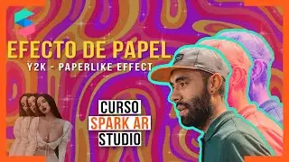 🆒TUTORIAL Y2K PAPER Filter | PAPERLIKE EFFECT | SPARK AR STUDIO