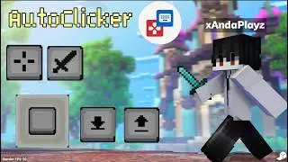 How to use AutoClicker in Minecraft Pocket Edition ! ( Just For Fun )