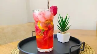 Alkolsüz Çilek Mojito Kokteyl - (Soğuk İçecek Tarifleri)