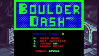 Boulder Dash на БК0010 порт оригинала с Atari 8bit