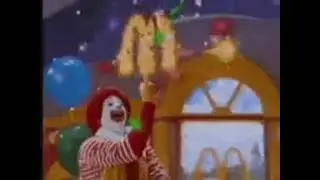 Ronald mcdonald destroys a mcdonalds