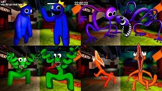 Rainbow Friends ALL 2D VS ALL 3D but | Friday Night Funkin Mod Roblox