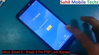 Infinix Smart 2 FRP Lock Bypass Wthout PC