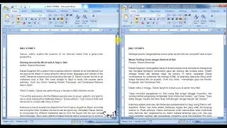 Cara mudah menterjemahkan bahasa inggris di microsoft word