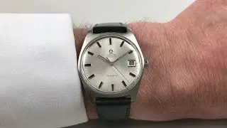 Steel Omega Genève Ref. 166.041 vintage wristwatch, circa 1969