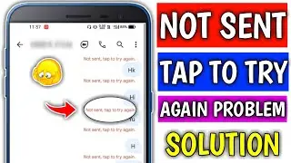 MESSAGE NOT SEND TAP TO TRY AGAIN PROBLEM SOLUTION !!