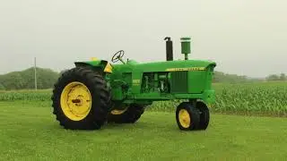 2022 AHW Calendar -  December 2021 - Tony & Drew Lorenzen - 1964 John Deere 4020 Narrow Front