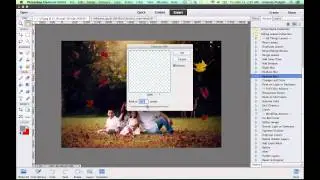 Luxe Photoshop Actions: Falling Leaves Overlays and Actions Set