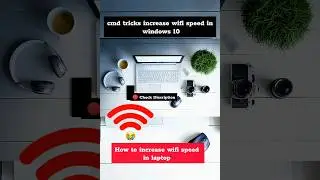 cmd tricks increase wifi speed in windows 10 || wifi ki speed fast kaise kare #cmd #wifi  #windows