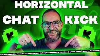 Chat HORIZONTAL Kick Streaming