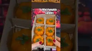 Mini Pumpkin Candles Fall / Halloween Decor Ideas! #shorts #fall #halloween #home #diy #spooky
