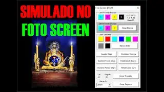 SIMULATED SCREENSHOT FOR SCREEN PRINTING IN COREL DRAW