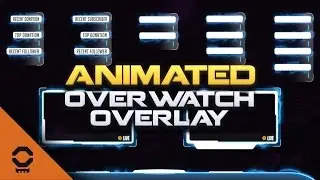Animated Overwatch Overlay - Twitch, YouTube Gaming and Streaming Overlay