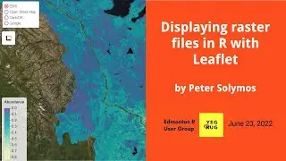 Displaying raster files in R with Leaflet / YEGRUG