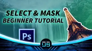 Select and Mask Image - Beginner Photoshop (Free Tutorial)
